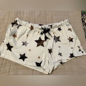 Comfy PJ Salvage Star Print Pajama Shorts. Size M